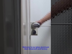 एल्यूमीनियम कमरे के दरवाजे के साथ कांच