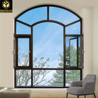 घर और विला के लिए एल्यूमीनियम स्लाइडिंग ग्लास दरवाजे के साथ सफाई और समकालीन देखो