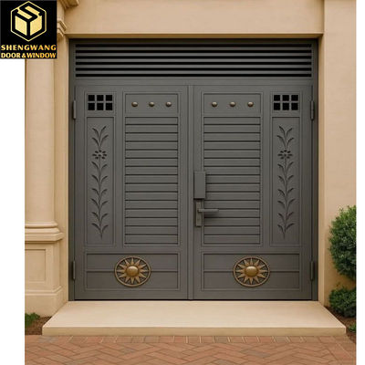 एमडीएफ फायरप्रूफ बिल्डिंग एल्यूमीनियम दरवाजे आंतरिक सुरक्षा फायर रेटेड दरवाजा