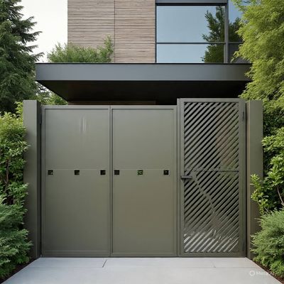 पर्यावरण संरक्षण के लिए जंग रोधक सुविधा के साथ हल्का और टिकाऊ एल्यूमीनियम स्विंग दरवाजा